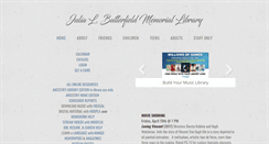 Desktop Screenshot of butterfieldlibrary.org